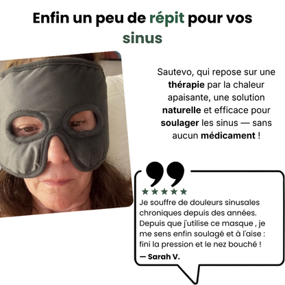 Masque Chauffant pour Les Sinus Sautevo