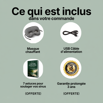 Masque Chauffant pour Les Sinus Sautevo